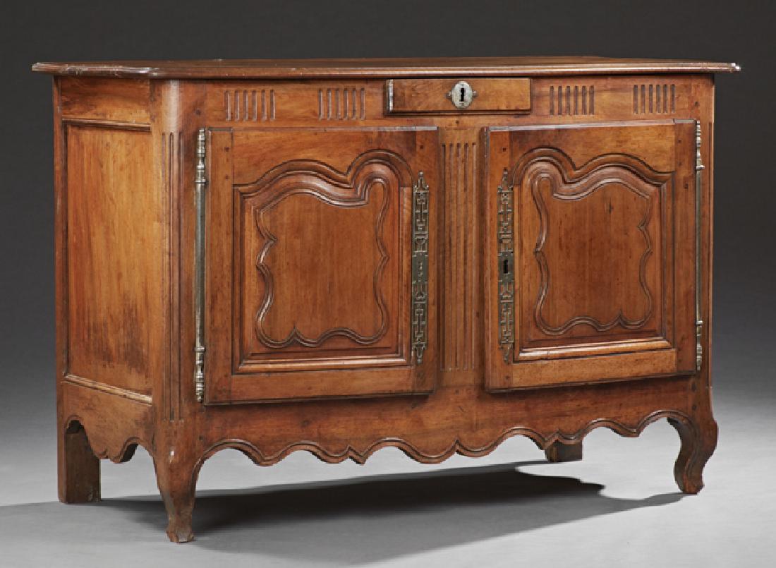 French Provincial Louis XV Style Carved Walnut (1 of 1)
