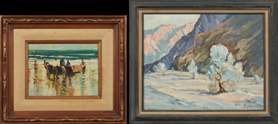 Helen Hafer (1914-2003, California), "Beaching the (1 of 3)