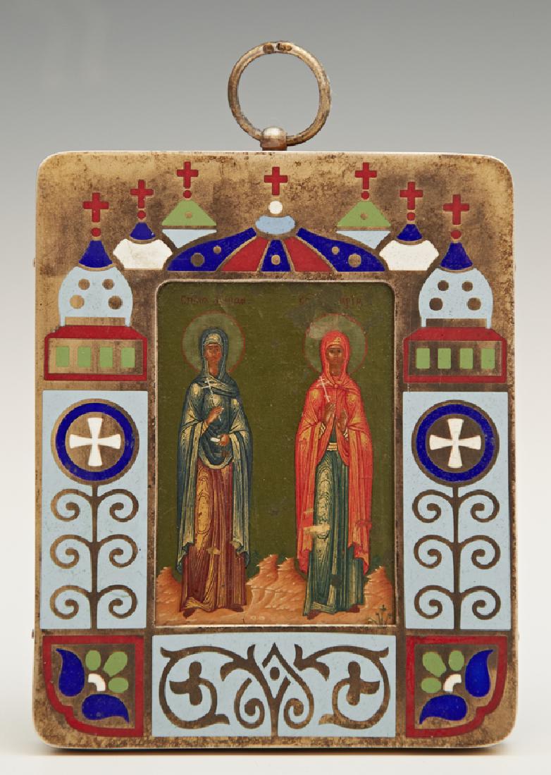 Russian Panagia of Saints Marfa and Maria, 1908-1917, (1 of 3)
