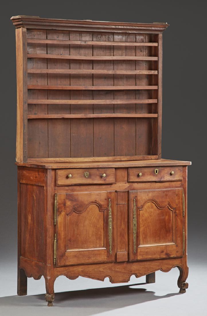 French Provincial Carved Walnut Vaisselier, 19th c., (1 of 1)