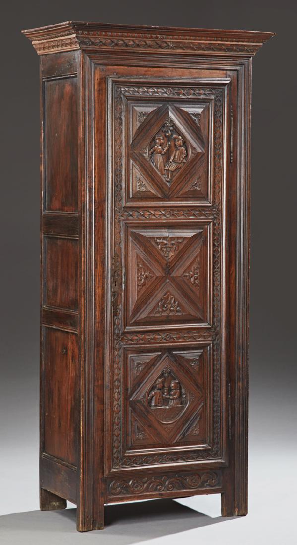 French Provincial Louis XIII Style Carved Walnut (1 of 1)