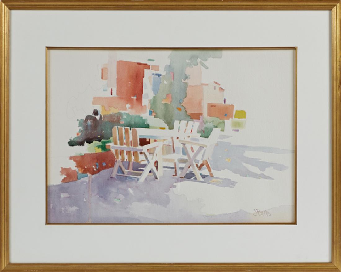 Judi Betts (1936-, Baton Rouge), "Lawn Chairs in the (1 of 1)