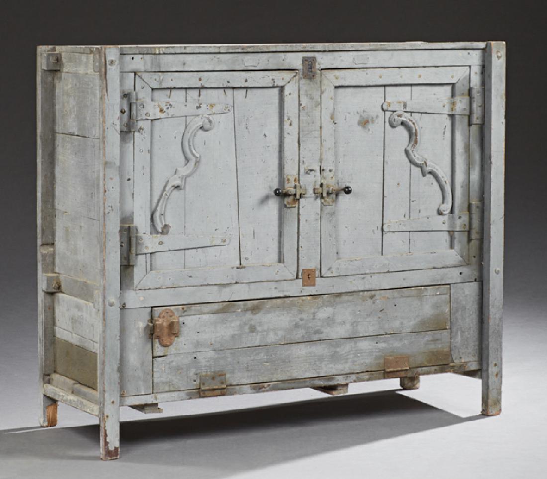 French Provincial Polychromed Pine Sideboard, 19th c., (1 of 1)
