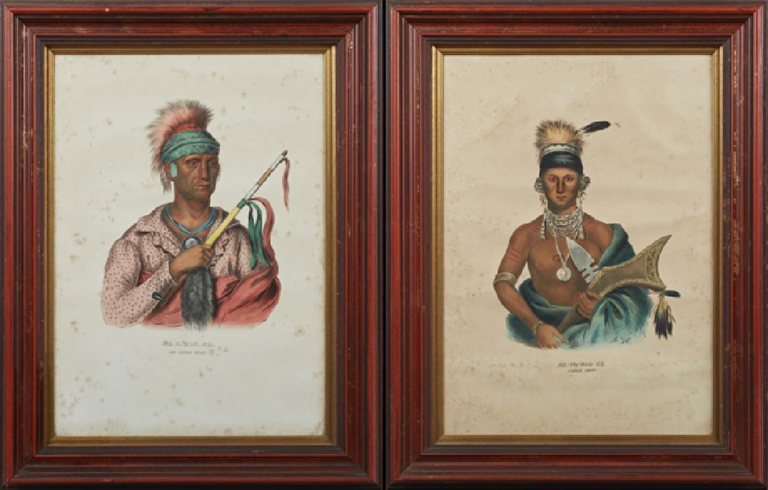 McKenney & Hall Prints, "Ap-Pa-Noo-Se, Saukie Chief" (1 of 3)