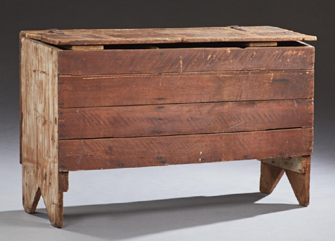 Rustic Walnut Sugar Chest, 19th c., the rectangular (1 of 2)