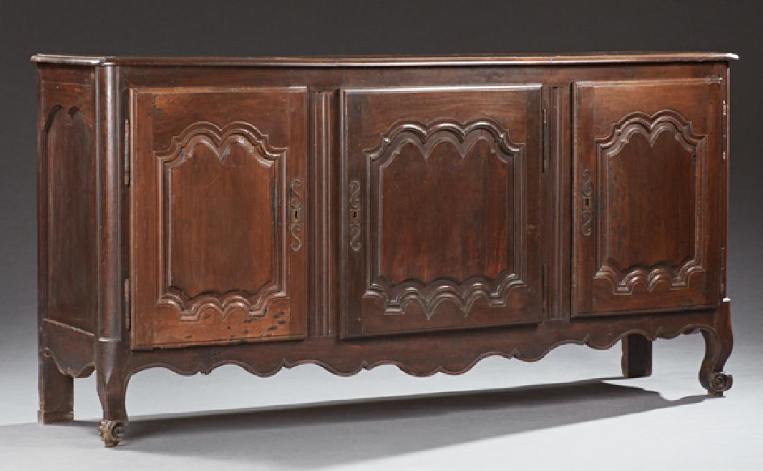 French Louis XV Style Carved Walnut Sideboard, late (1 of 1)