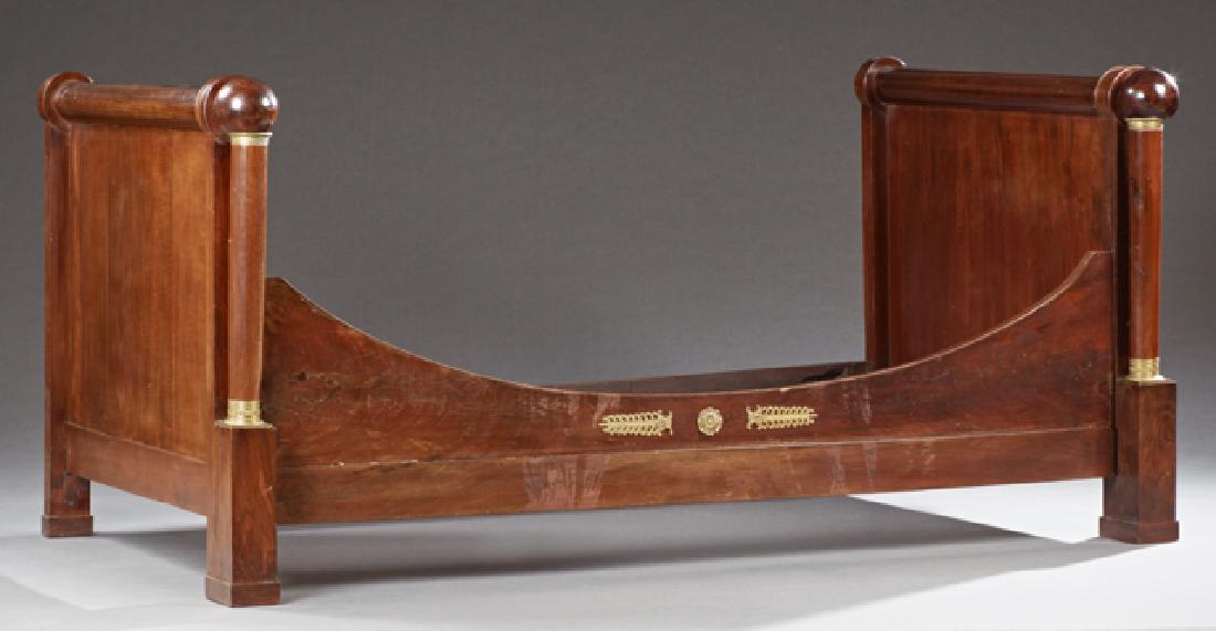 French Empire Style Ormolu Mounted Carved Mahogany Lit (1 of 1)