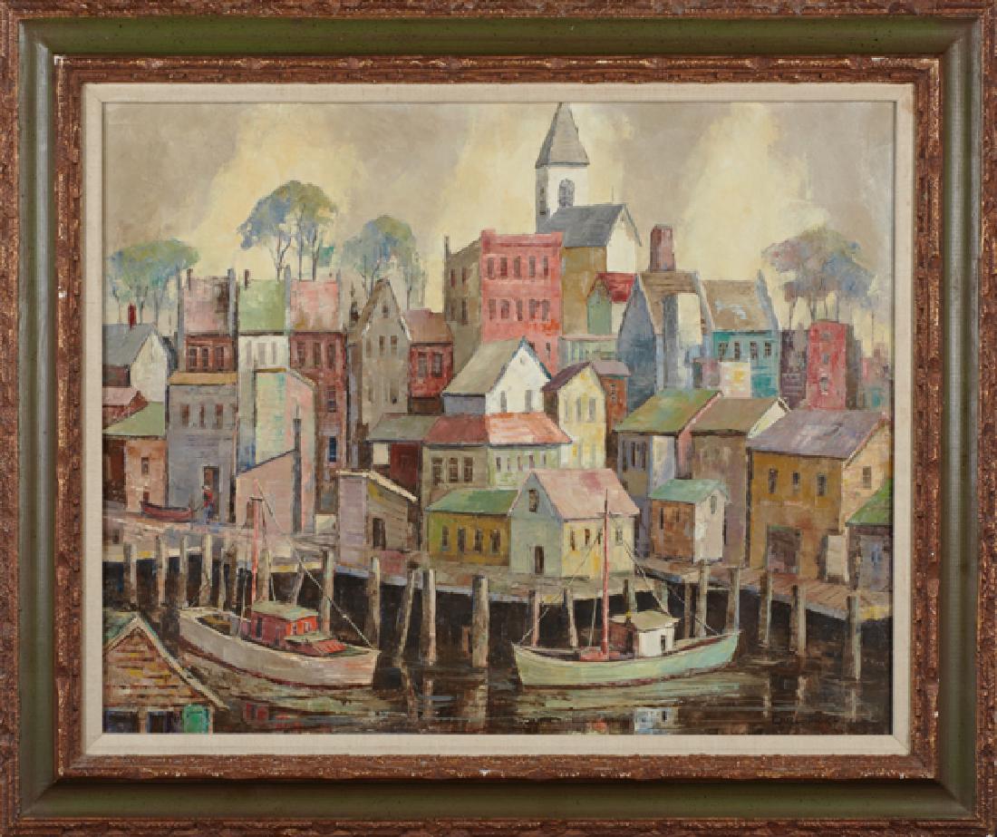 Carl Thorp (1918-1995), "Gloucester Waterfront," 20th (1 of 6)