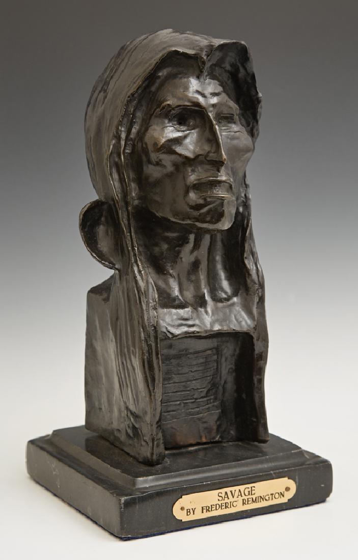 After Frederic S. Remington (1861-1909), "Savage," late (1 of 2)
