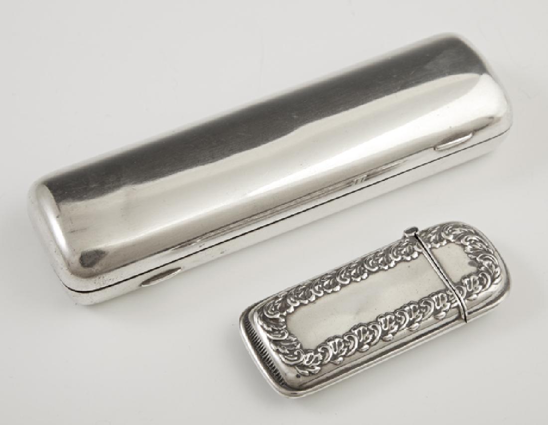 Two Sterling Smoking Items, early 20th c., consisting (1 of 1)