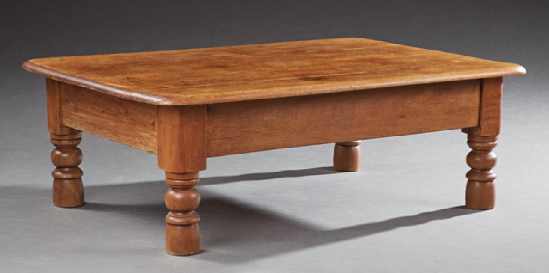 French Provincial Carved Oak Coffee Table, early 20th (1 of 1)