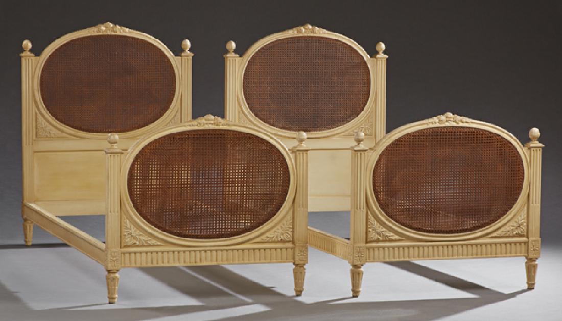 Pair of French Louis XVI Style Polychromed Beech Day (1 of 1)