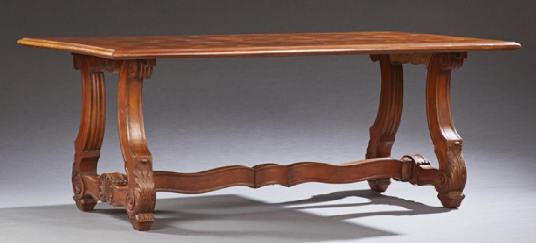 Louis XV Renaissance Style Walnut Monastery Table, 20th (1 of 2)