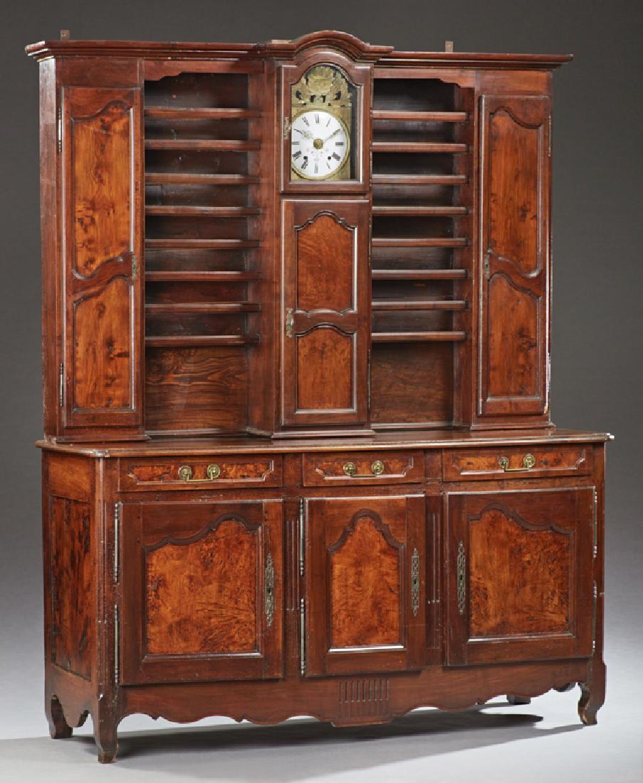 French Louis XV Style Carved Walnut Vaisselier, c. (1 of 1)