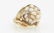 Unusual Vintage Lady's 18K Yellow Gold Dinner Ring,
