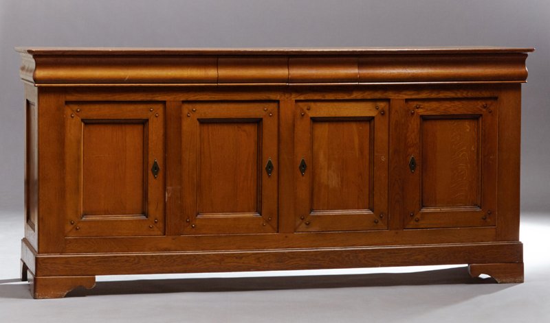 French Louis Philippe Carved Walnut Sideboard, c. 1860, (1 of 1)