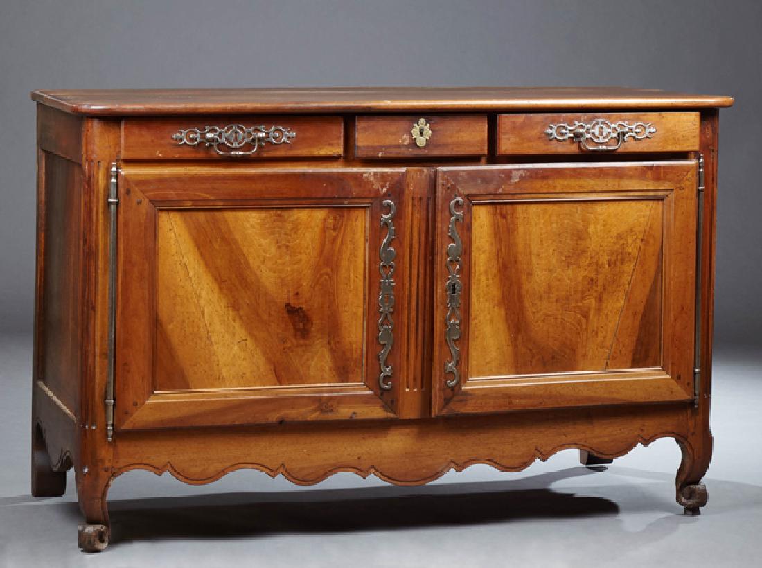 French Provincial Louis XV Style Carved Walnut (1 of 1)