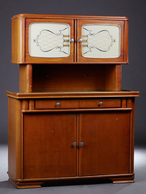 French Art Deco Kitchen Cabinet C 1940 The Rounded Nov 18