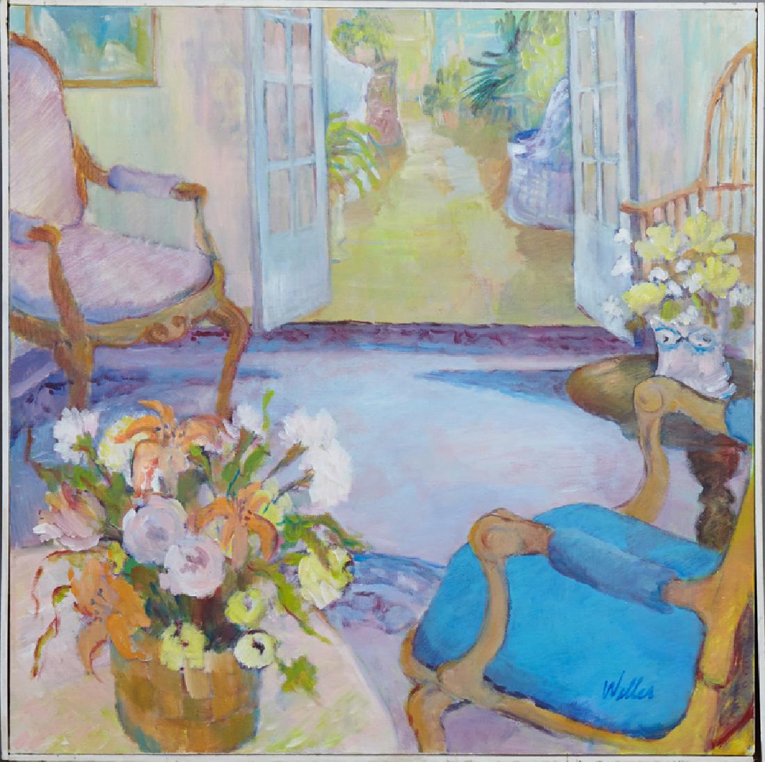 M. Del Weller (1927-, New Orleans), "Interior Room (1 of 2)