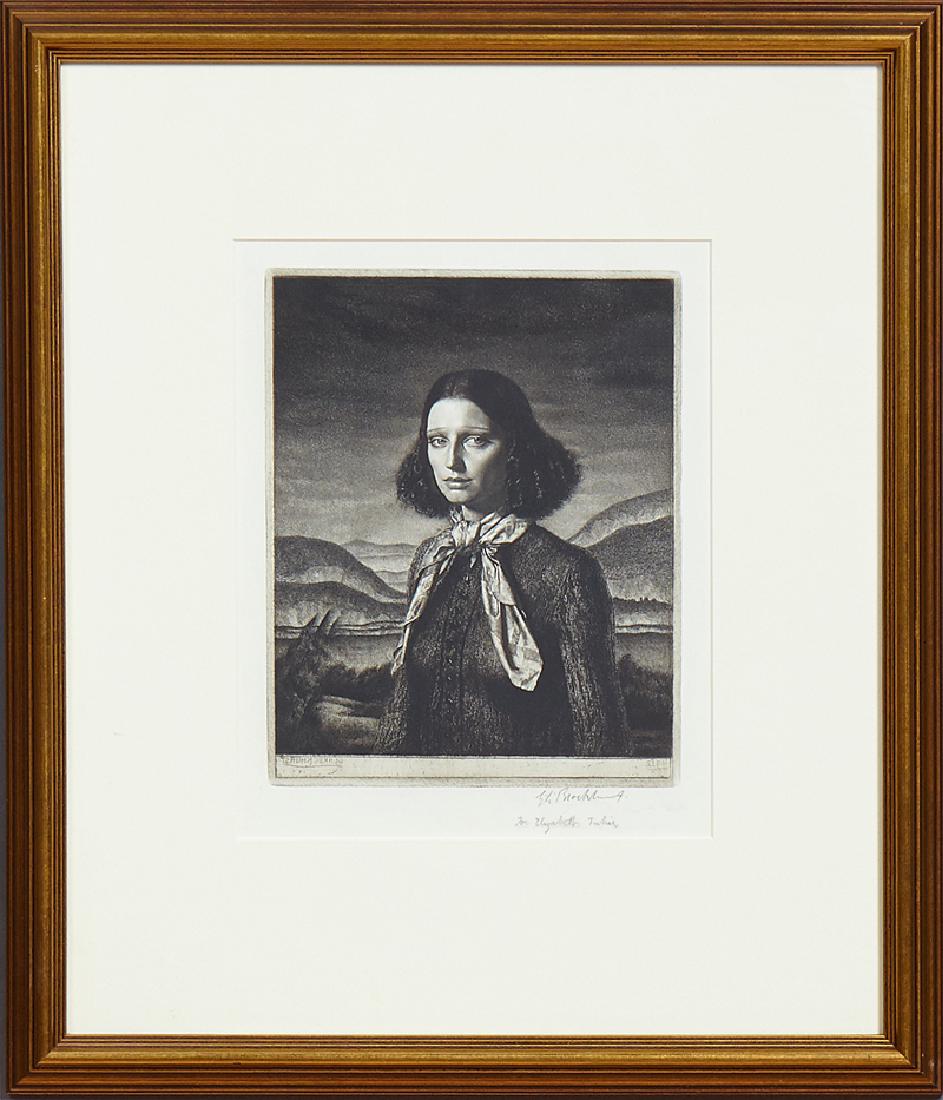 Gerald Leslie Brockhurst (1890-1978, British), "Dorette (1 of 2)