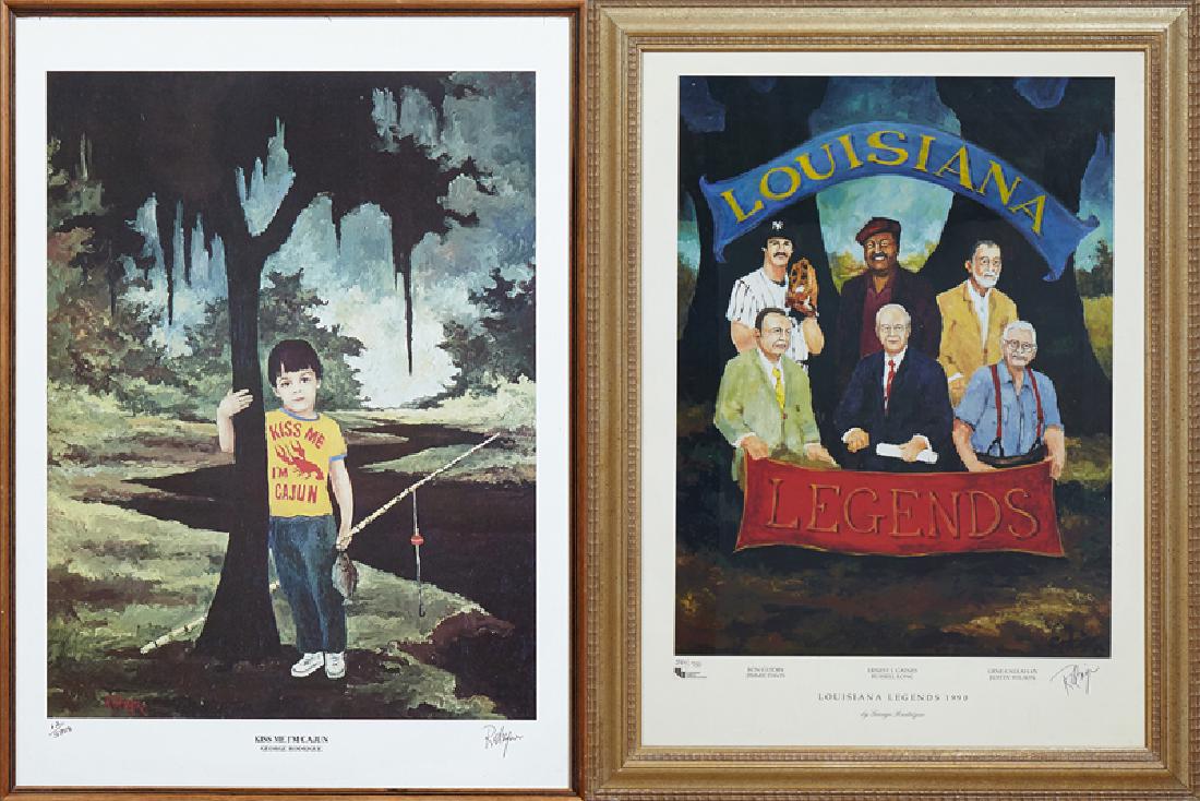 George Rodrigue (1944-2013), "Kiss Me I'm Cajun," (1 of 5)