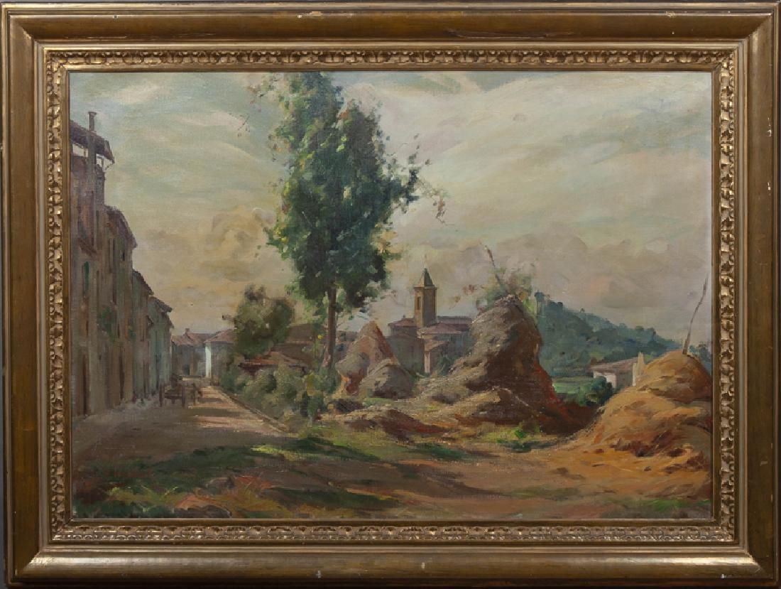 Luis Maria Guell Cortina (1909-2001, Spanish), "Town (1 of 3)