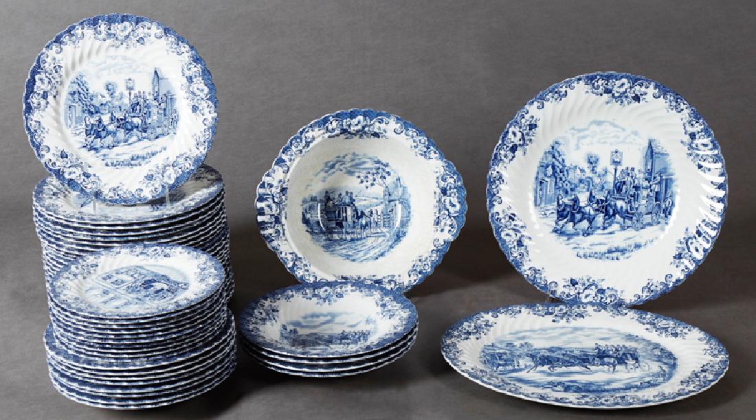 Forty-Eight Piece Set of English Johnson Bros. (1 of 2)