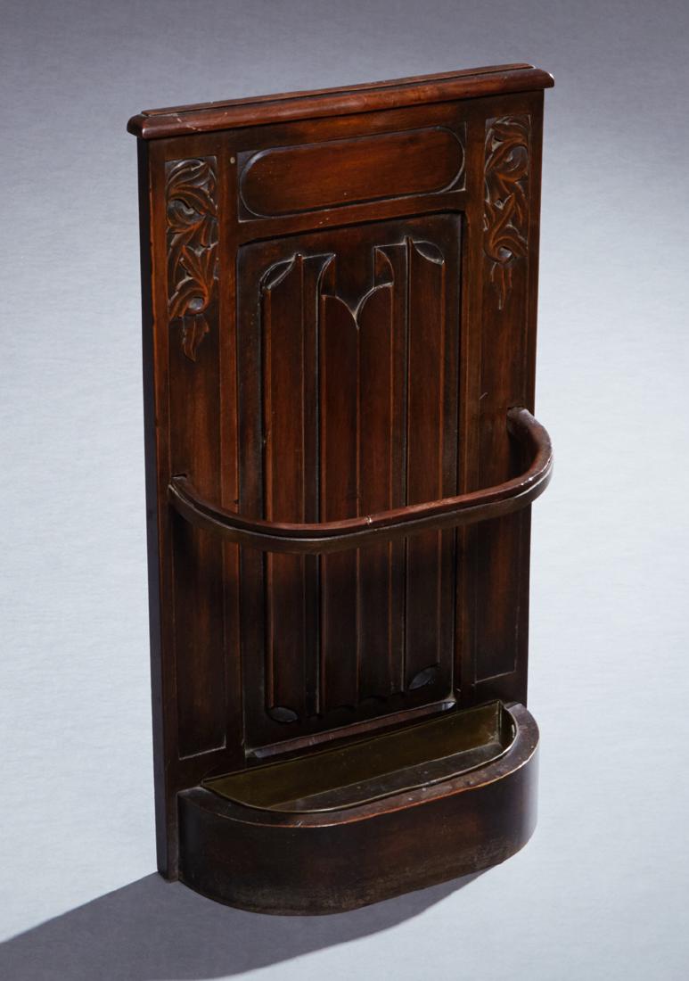 French Carved Oak Umbrella Stand, early 20th c., the (1 of 1)