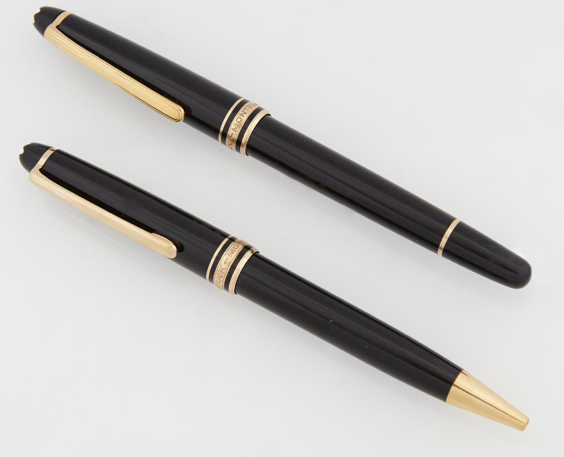 Two Mont Blanc Meisterstuck Ball Point Pens, 20th c., (1 of 3)