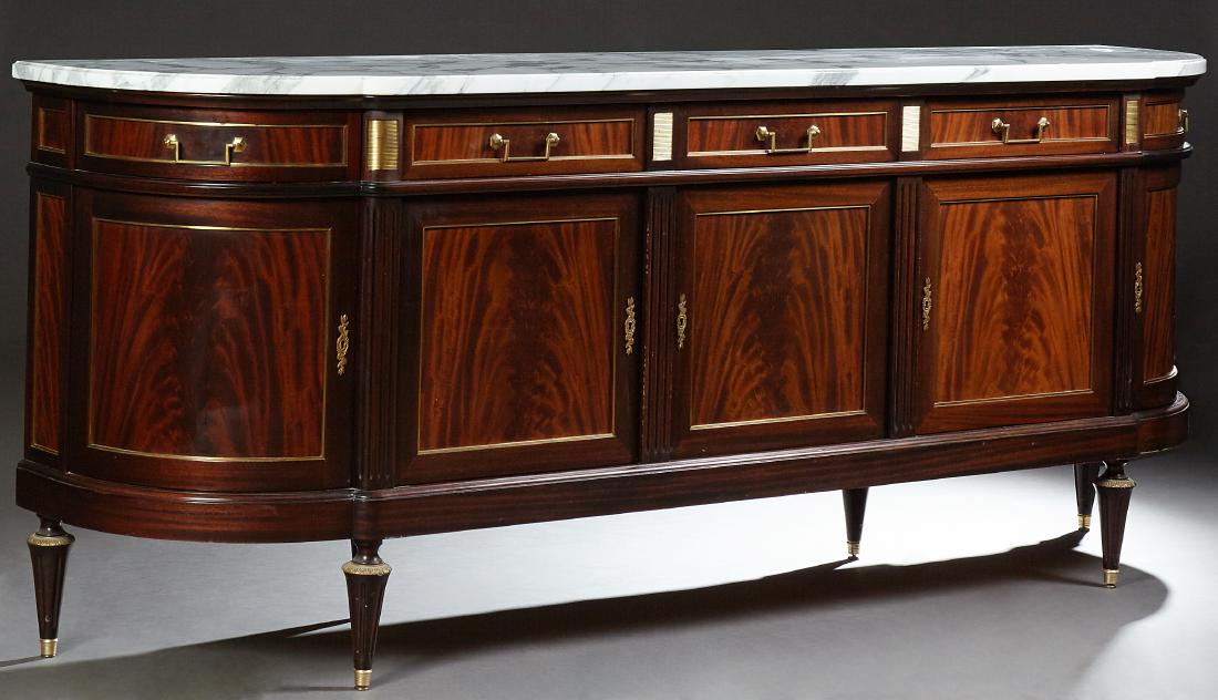 French Empire Style Marble Top Ormolu Mounted Carved (1 of 1)