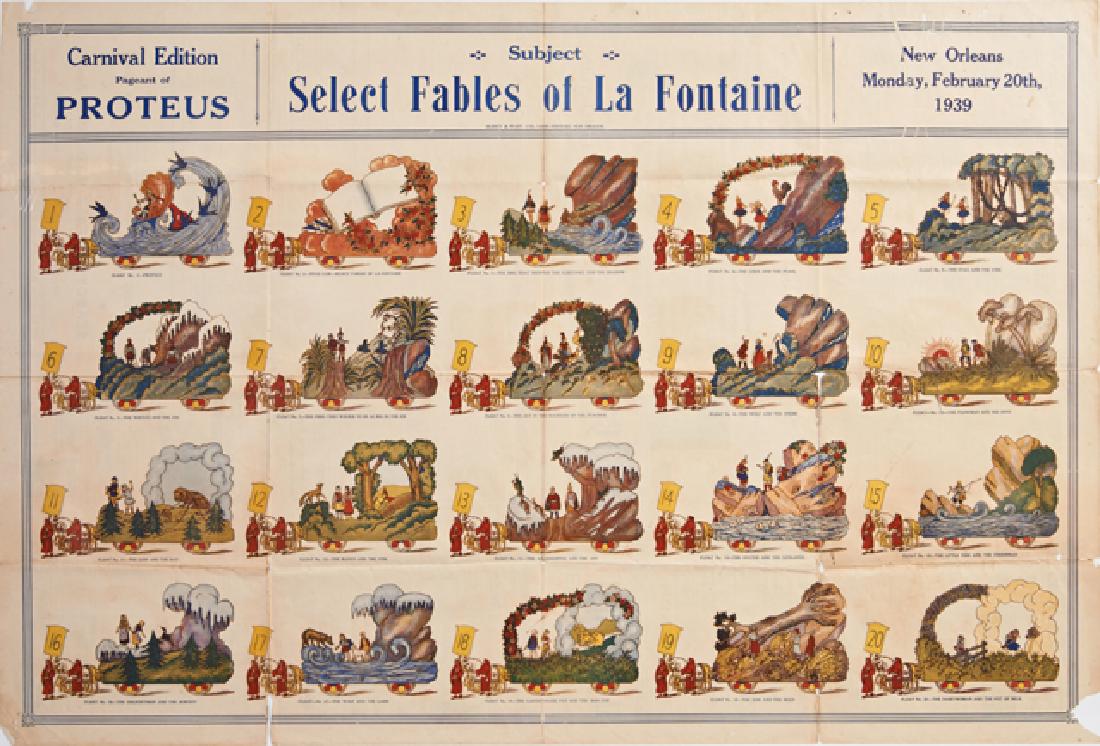 Mardi Gras Parade Bulletin, Proteus, 1939, "Select (1 of 1)