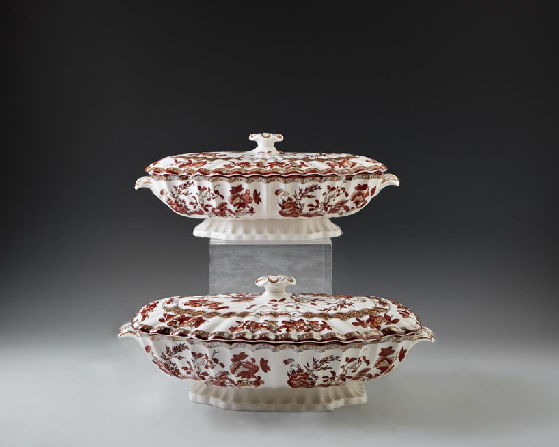Pair of Copeland Spode Covered Vegetable Dishes, c. (1 of 1)