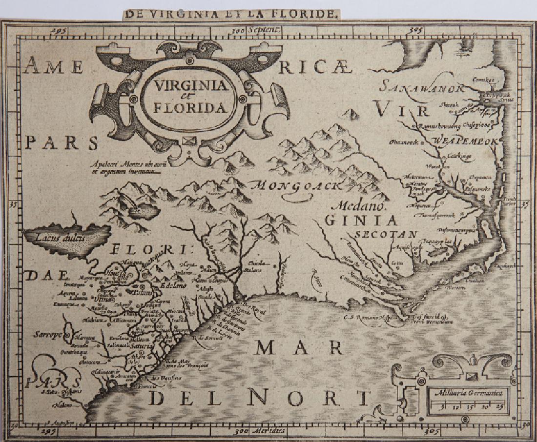 Gerhart Mercator (1512-1598), "Virginia et Florida," (1 of 1)