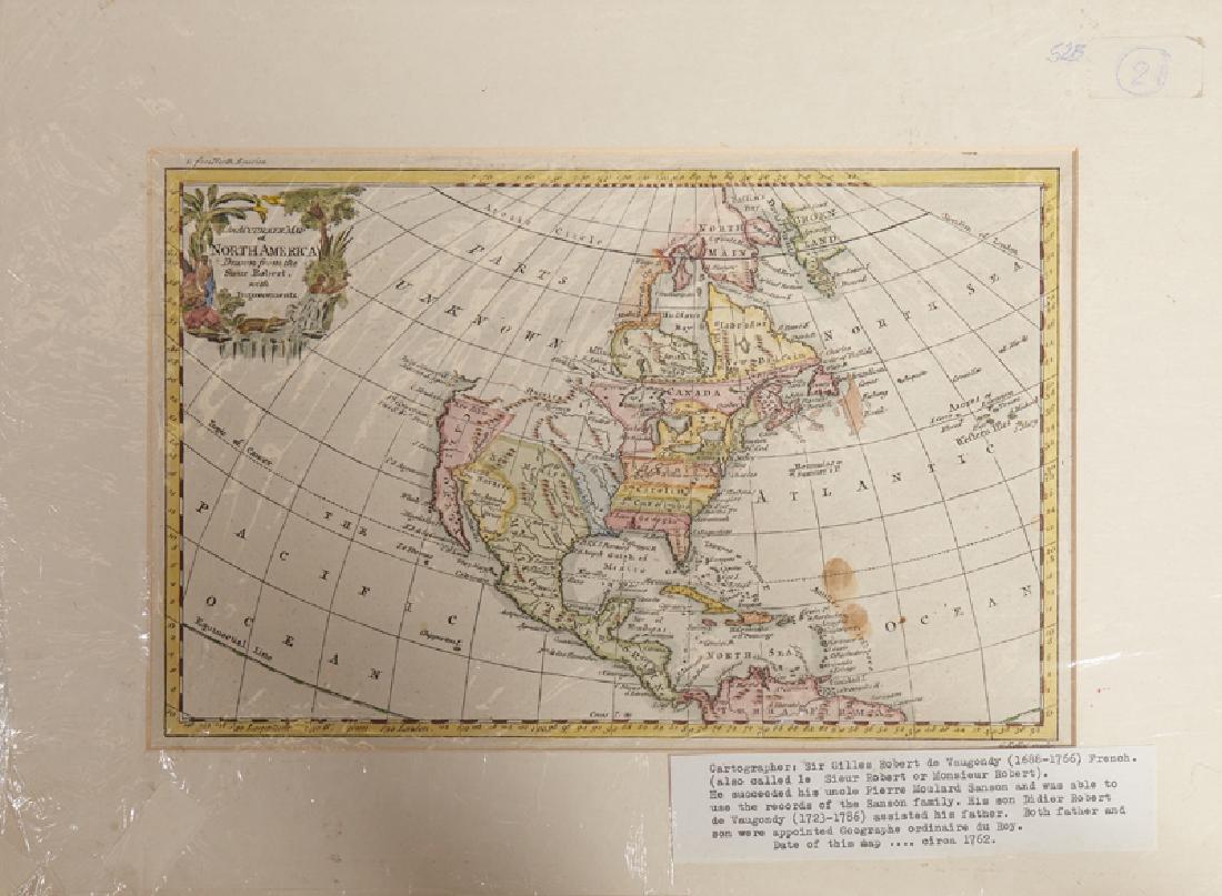 Gilles Robert de Vaugondy (1688-1766), "An Accurate Map (1 of 2)