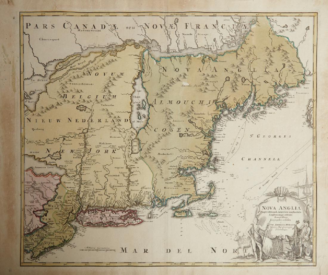 Johann Baptist Homann (1661-1774), "Nova Anglia (1 of 1)
