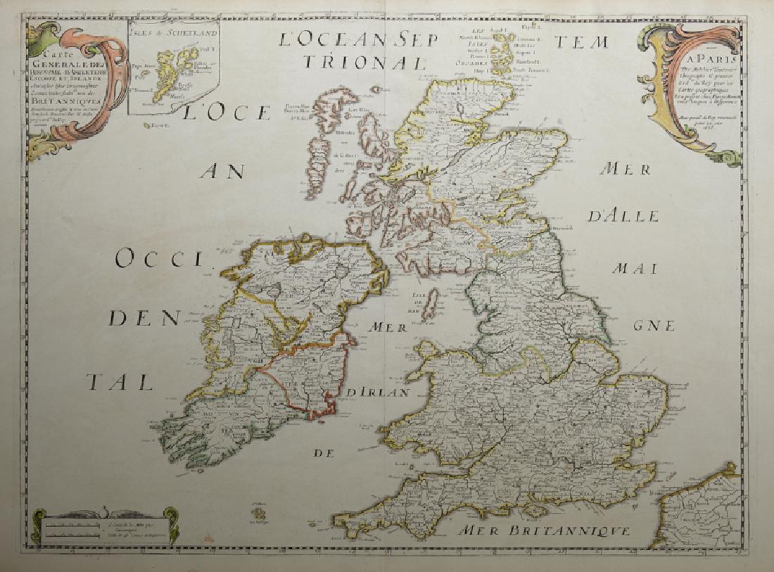 Nicolas Sanson (1600-1667), "Carte General des Royaume (1 of 1)