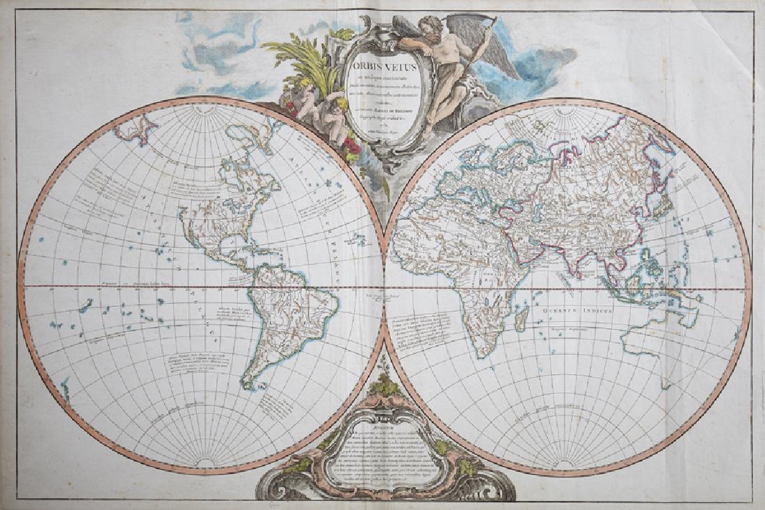 Gilles Robert de Vaugondy (1688-1766), "Orbis Vetus in (1 of 6)