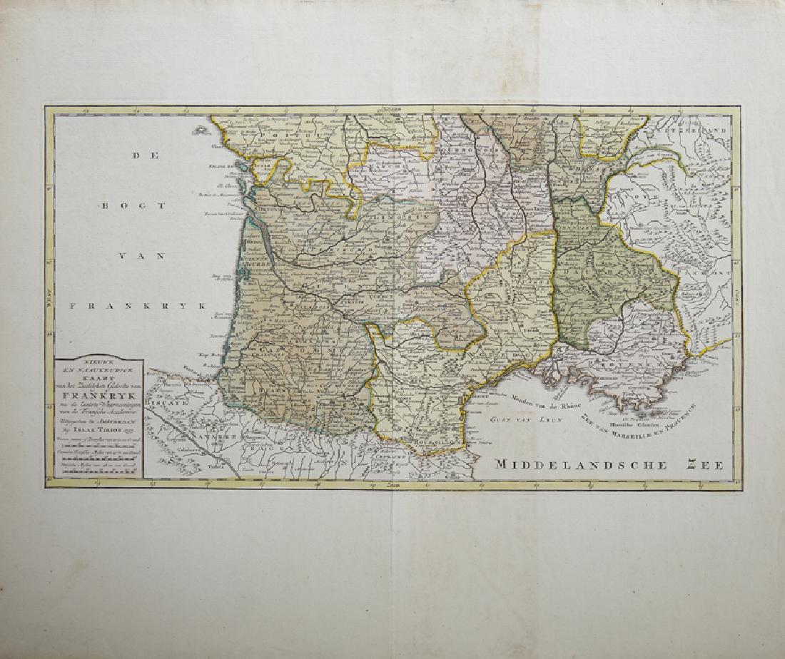 Isaak Tirion (1705-1765, Amsterdam), "Nieuwe Kaart van (1 of 1)