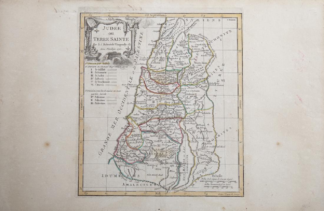 Gilles Robert de Vaugondy (1688-1766), "Judee au Terre (1 of 1)