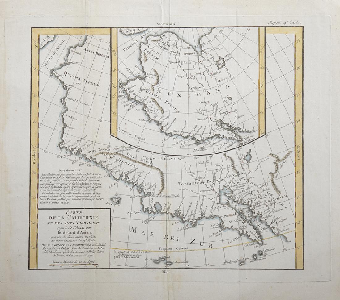 Gilles Robert de Vaugondy (1688-1766), "Carte de la (1 of 1)
