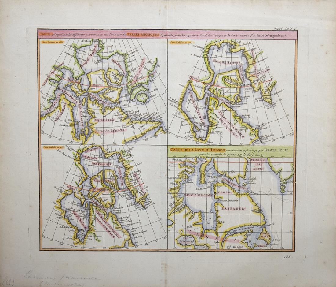 Gilles Robert de Vaugondy (1688-1766), "Carte qui (1 of 1)