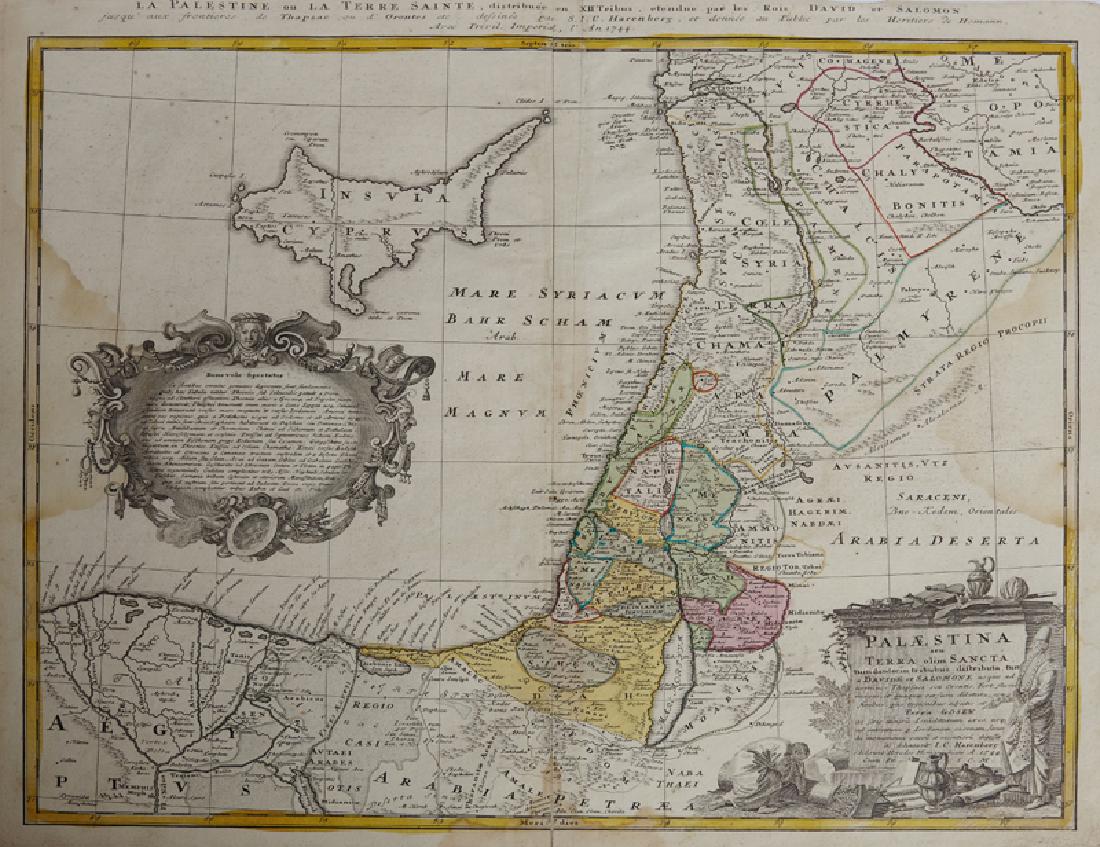 J. C.Harenberg, Homann's Heirs, "Palestina Terra Olim (1 of 1)