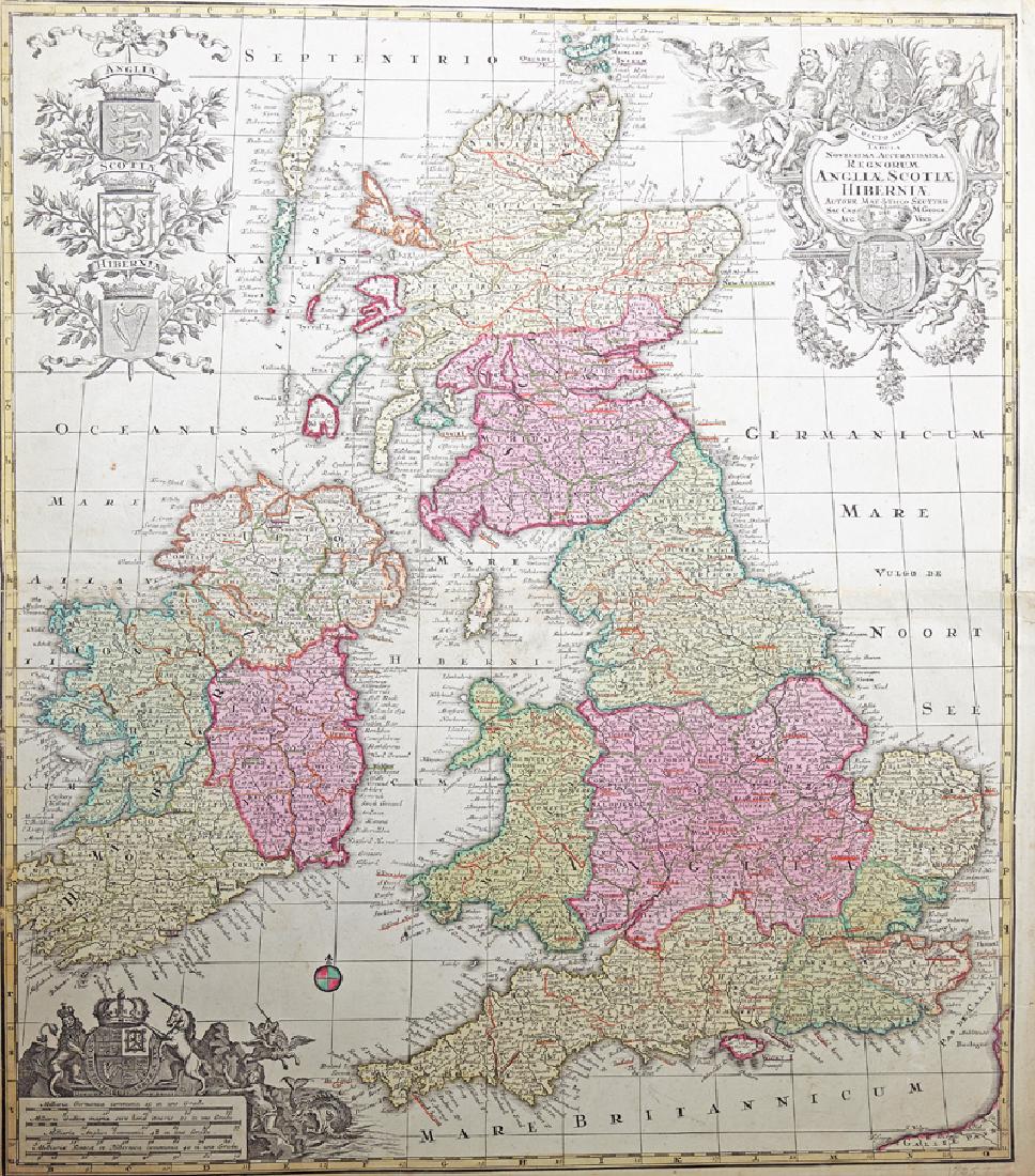 Matthaus Seutter (1678-1757), "Tabula Novissima (1 of 1)