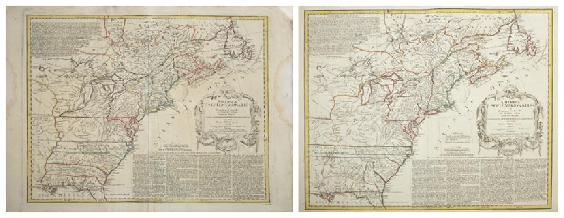 Two Maps by Jean Baptiste D'Anville (1699-1782), " (1 of 3)