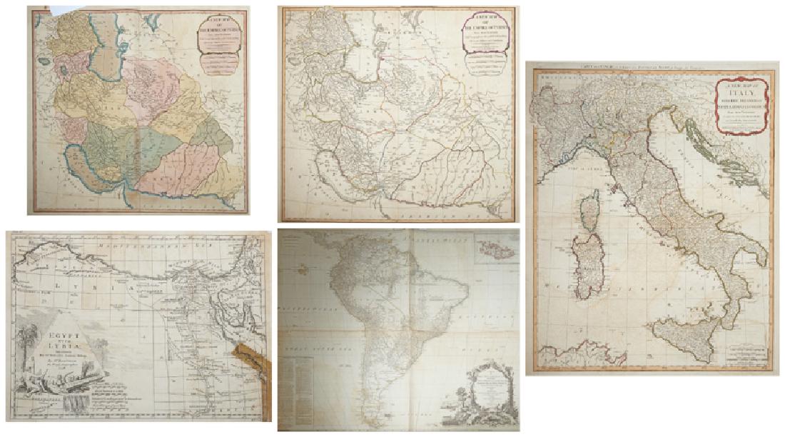 Sixr Maps by Jean Baptiste D'Anville (1699-1782), Two- (1 of 6)