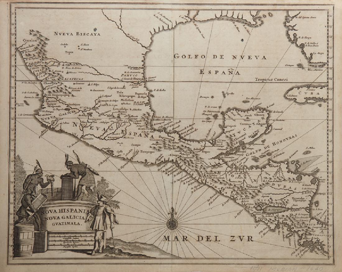 Matthaus Merian (1593-1760), "Nova Hispania Nova (1 of 1)