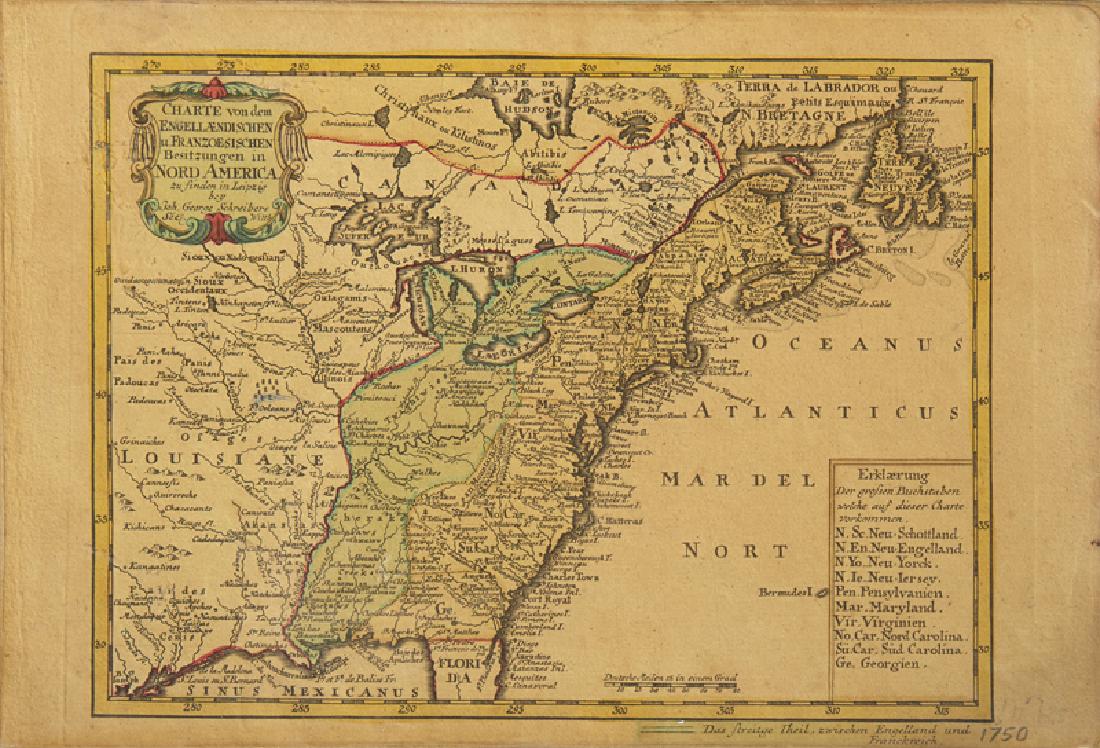 Johann George Schreiber (1676-1750),  "Charte van den (1 of 1)