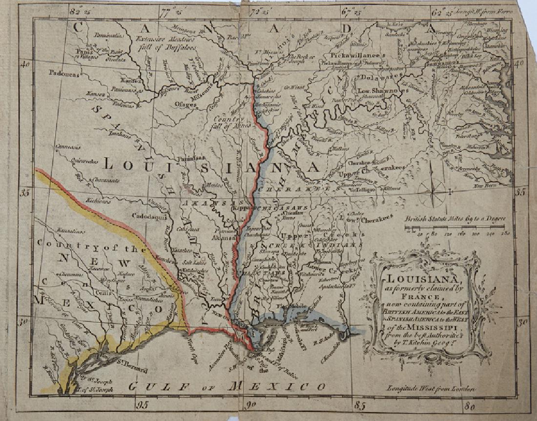 Thomas Kitchin (1718-1774)," Louisiana as Formerly (1 of 1)