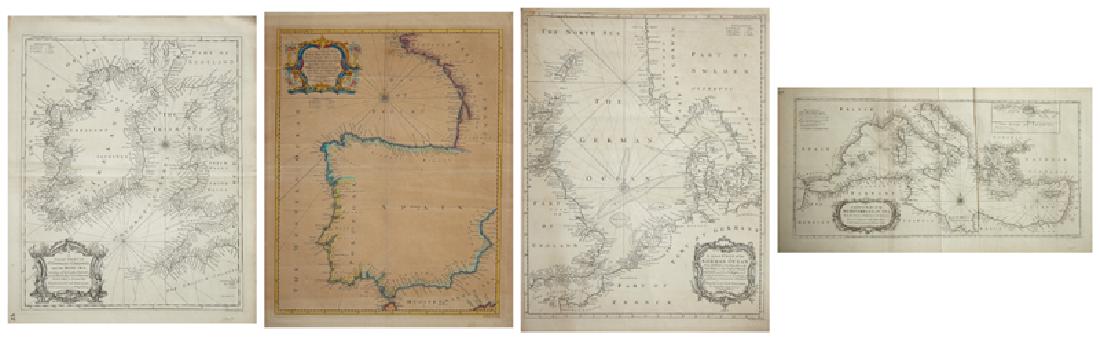 Four Maps from Nicholas Tindal's (1687-1774), (1 of 5)
