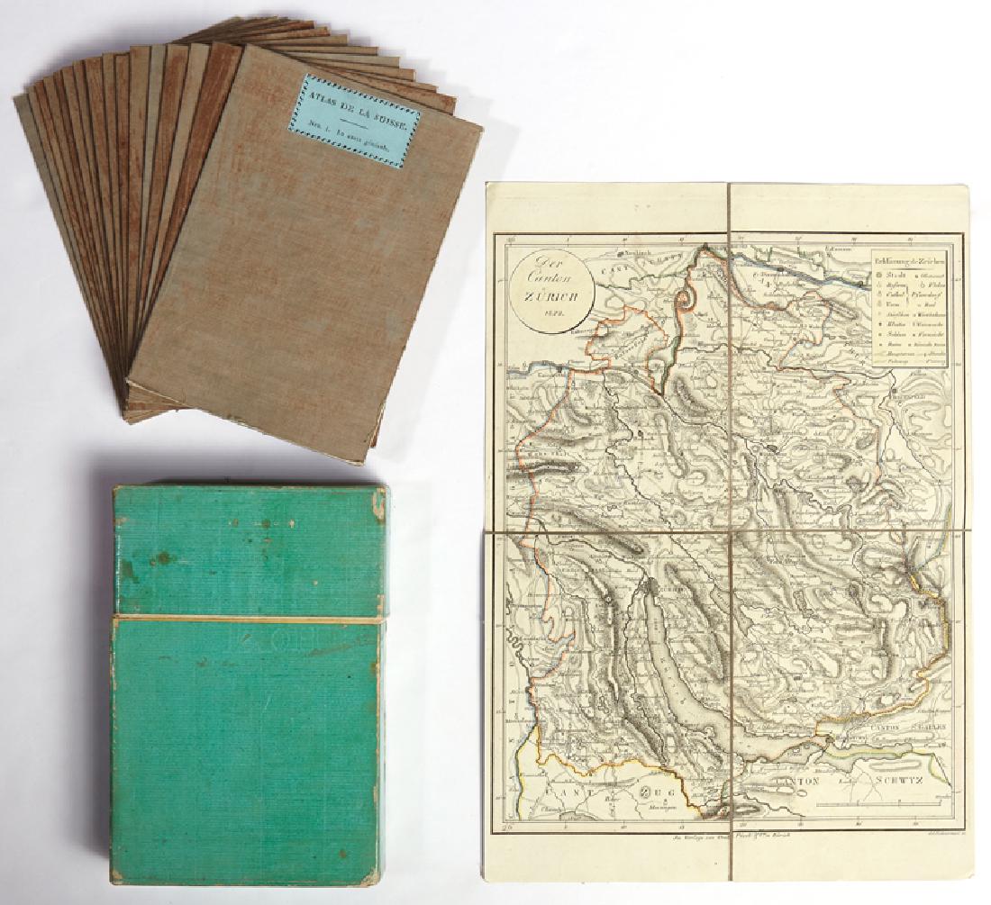 Johann Jacob Scheurmann," Atlas de la Suisse Zurich", (1 of 1)